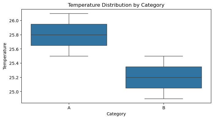 Temperature Distribution Box Plot